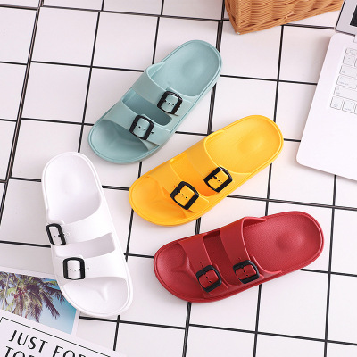 New Summer Couples Sandals Men Wearable Shoes Double Breasted Fashion Outdoor Slippers Women
