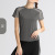 New Exercise T-shirt Women's Sexy Beauty Back Mesh Breathable Running Fitness Clothes Quick Drying Clothes Short Sleeve Yoga Suit Top