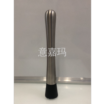 Stainless Steel Ice Crushing Bar Bar Cocktail Cocktail Shaker Ice Muddler Stick Milk Tea Shop Lemon Press Juice Stirring Mashed Stick