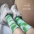 Hook Socks Female Tie-Dye Athletic Socks Purified Cotton Sweat-Absorbent and Deodorant Personality Simple Factory Wholesale One Piece Dropshipping