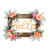 Amazon Home New Ins Nordic Style Living Room Wedding Celebration Artificial Flower Garland Wedding Wooden Decorations