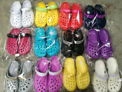 Wholesale Stall Hole Shoes Garden Unisex Shoes Stock Sandals Miscellaneous Foreign Trade Tail Slippers Adult Sandals
