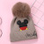 Autumn and Winter Children's Knitted Hat Warm Mickey Knitted Wool Hat Children's Cute Fur Ball Sleeve Cap
