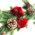 Cross-Border Christmas Decorations High-Grade PE White Bell Christmas Rattan Hotel Mall Pendant