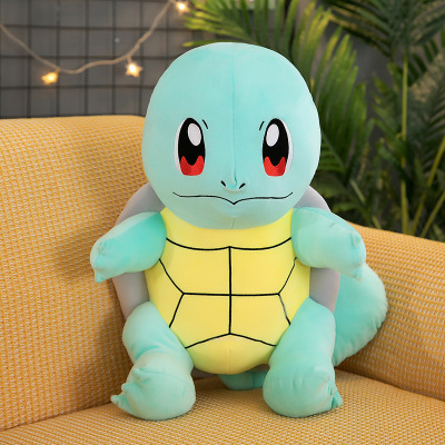 Online Red Elf Pokemon Squirtle Plush Doll Toy Small Pendant Doll Gift Squirtle