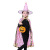 Halloween Cloak Cosplay Witch Magic Cloak Children's Five-Star Bronzing Cloak Witch Performance Costume