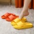 Women's Summer Thick-Soled Indoor Non-Slip Bathroom Bath Couple's Home Slippers for Home