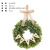 Amazon Cross-Border New Luck Tender Leaf Artificial Wreath Spring Ins Style Home Door Hanging Wall-Hung Decorative Products