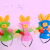 Factory Direct Sales Easter Decorative Pendant, Novel, New Rabbit Wreath Pendant, Daily Decoration