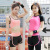 Yoga Clothes for Women 2022 New Spring and Summer Tops Slim Fit Slimming Gym Running Professional Sports Suit Five-Piece Set