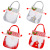 Faceless Santa Gift Bag Portable Apple Bag Party Candy Bag Props Christmas Tree Decorations