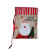 Christmas Gift Bag Santa Claus Apple Drawstring Bag Three-Dimensional Linen Candy Bags Drawstring Gift Bag