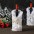 Cross-Border Christmas Decoration Bottle Cover Restaurant Dress up Champagne Red Wine Bag Scene Layout Snowflake Wine Sleeve