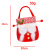 Faceless Santa Gift Bag Portable Apple Bag Party Candy Bag Props Christmas Tree Decorations