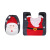 New Christmas Decorations Cartoon Elderly Snowman Toilet Seat Cover Toilet Dress-up Toilet Dustproof Protection 2-Piece Set