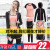 Yoga Clothes for Women 2022 New Spring and Summer Tops Slim Fit Slimming Gym Running Professional Sports Suit Five-Piece Set