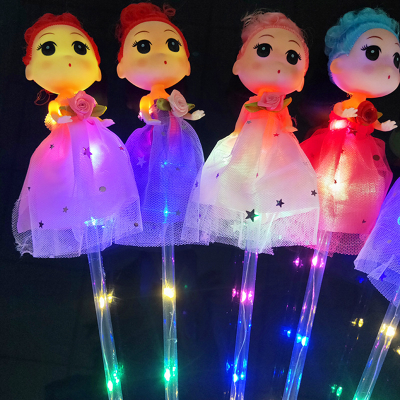 Luminous Magic Wand Luminous Toy Cartoon Doll Glow Stick New Light-on Ddung Flash Magic Wand