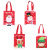 New Christmas Decoration Supplies Cartoon Stickers Handbag Children's Gift Candy Bag Gift Bag Wholesale