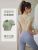 Lulu Backless Yoga Clothes Short Sleeve Slimming Sports Top Naked Women Sense with Chest Pad Quick-Drying Short Yoga Short Sleeve Women