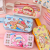 Portable Pencil Case Pencil Bag Stationery Case Large Capacity Pencil Case Stationery Box Pencil Box Cartoon Transparent