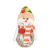Santa Claus Transparent Plastic Candy Jar Doll Candy Jar Decoration Santa Claus Gift Box Small Size