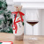 Christmas Linen Old Man Snowman Wine Gift Box Dining Table Wine Bottle Bag Red Wine Bag Christmas Bottle Cover Decorations