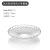 Crystal Glass Fruit Plate Household Living Room Creative Glass Fruit Plate Fruit Plate Fruit Basket Snack Salad Fruit Plate Wholesale