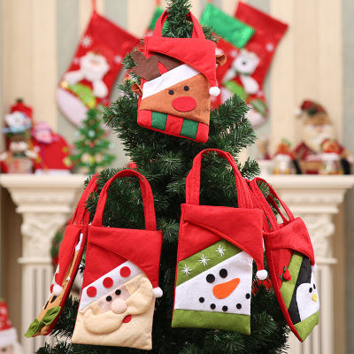 Non-Woven Christmas Eve Gift Bag Cute Tote Christmas Gift Bag Gift Bag Wholesale