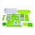 Multi-Function Vegetable Chopper 12-Piece Vegetable Cutter Green Shredding Machine Kitchen Vegetable Cutter Set Cross