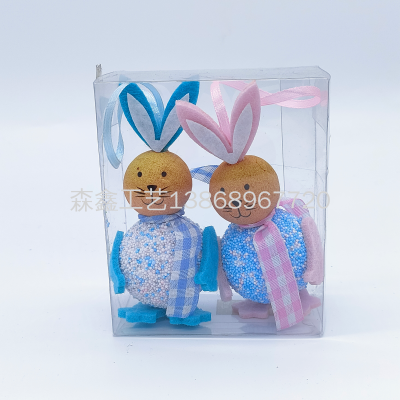 Factory Direct Sales Easter Bunny, Rabbit Doll, Cute Rabbit, Wooden Rabbit, Rabbit