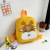 Foreign Trade New Children's Schoolbag Kindergarten Boys and Girls Backpack Fashion Cartoon Little Bear Canvas Stall