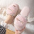 Fluffy Slippers Women's Outdoor Wear Four Seasons Air Conditioning Air-Conditioned Room Thermal Cotton Slippers Cute Cartoon Flip-Flops Home Slippers
