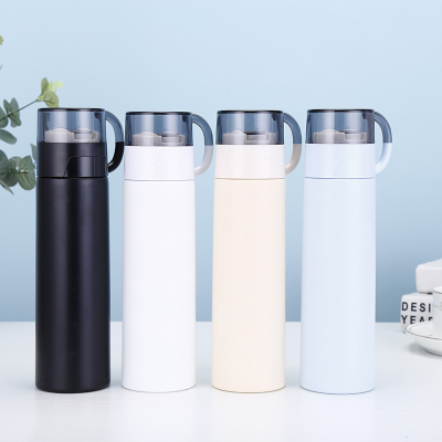 304 Stainless Steel Vacuum Thermos Cup Minimalist Cup Portable with Lid Drinking Cup Student Office Worker Gift Cup