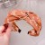 Korean Style New Milk Tea Coffee Color Fabric Wide Brim Hair Band Cross-Border Sports Face Wash Simple out Headband Hairpin