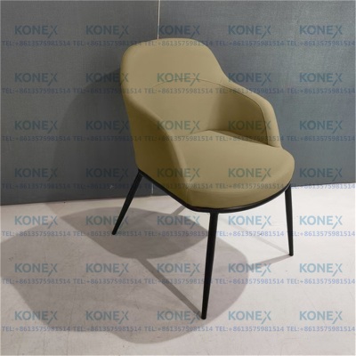  Light Luxury Dining Chair Modern Minimalist Armrest Backrest Cosmetic Chair Dining Chair Hotel Leisure Conference Chair