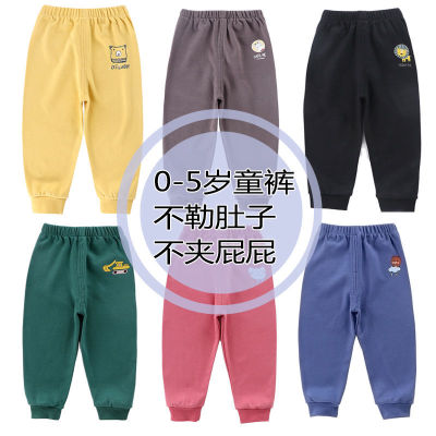 Children's Cotton Pants Girls' Boys' Pants Spring and Autumn Trousers Baby Boy Casual Pants Baby Girl Leggings