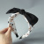 Headband Female Summer Autumn Bear Elegant Hair Pin Hair Fixer Wide-Edge Bow Hair Tie Headband