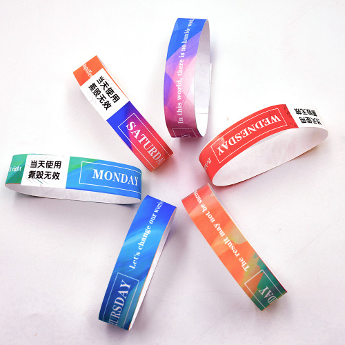 disposable bracelet dupont paper bracelet identity recognition does not hurt hands non-allergic wrist strap
