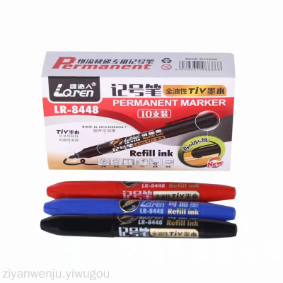 Green Qinren Oily Marking Pen Marker Pen Special Multi-Functional Logistics Pen Factory Direct LR
