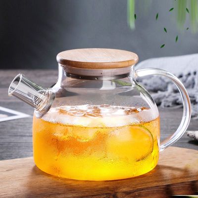 Cold Kettle Large Capacity Glass Water Pitcher Borosilicate Glass Kettle Set Wholesale Teapot