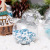 Amazon Christmas Decorations 6cm/24 Cool Blue Painted Mesh Pet Transparent Set Christmas Tree Pendant