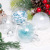 Amazon Christmas Decorations 6cm/24 Cool Blue Painted Mesh Pet Transparent Set Christmas Tree Pendant
