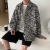 Spring 2021 Men's Leopard-Print Long-Sleeved Shirt Korean Style Trendy Fashion Brand Casual Handsome Shirt Ins Internet Celebrity Same Style