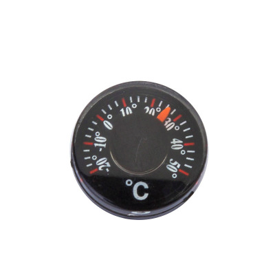 Professional Factory Supply Outer Diameter 20mm round Thermometer Bimetallic Plastic Thermometer