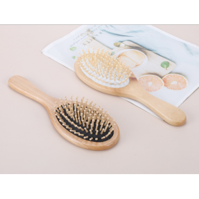 Spot Goods Theaceae Oval Head Massage Comb Airbag Comb Wooden Air Cushion Comb Sub-Shunfa Hairdressing Air Cushion Comb Makeup