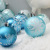 Christmas 6cm/24 Lake Blue Colored Drawing Ball Package Christmas Tree Pendant Ornament Ball