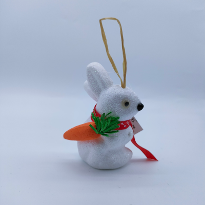 Simulation Little Bunny, Carrot, Easter Props, Rabbit Decoration, Foam Putty Little Bunny