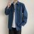 Denim Long-Sleeved Shirt Men's Spring and Autumn Youth Loose Casual Large Size Shirt Men's Work Work Clothes Top