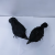 Photography Teaching Props, Crow Model, Halloween Black Specimen, Bird, Simulation Feather Bird