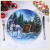 Christmas Plate Steak Plate Fruit Dish Bone China Western Food Plate New Year's Day New Year Gift